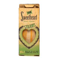 Box of "Sweetheart Durable Drinking Straws" (10)