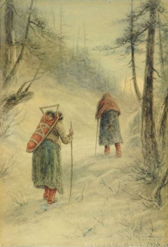 INDIANS ON TRAIL