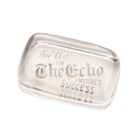 "The Echo", Glass Paperweight