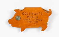 "Coleman's Meats" Key Holder