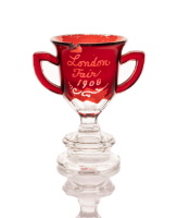 Ruby Flashed Western Fair Trophy