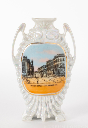 London Souvenir Vase, Dundas & Richmond Street