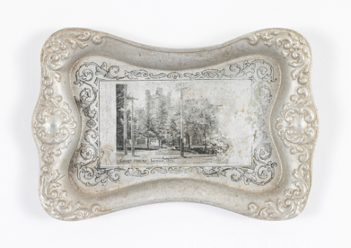 "Court House" Souvenir Plate