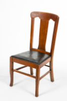 Dining Chair with Black Seat