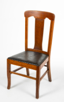 Dining Chair with Black Seat