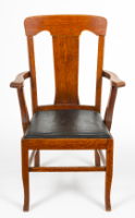 Dining Chair with Black Seat