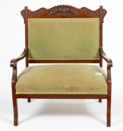 Olive Green Loveseat