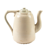 Stoneware Cocoa Pot