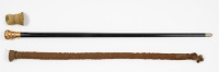 "H.T. Smith, Superintendent L.S.R., from the employees Xmas 1888" Walking Stick