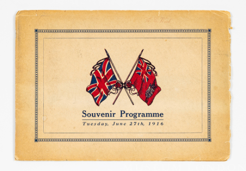 Souvenir Programme (Western University Stationary Hospital)