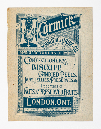 McCormick Manufacturing Company Card