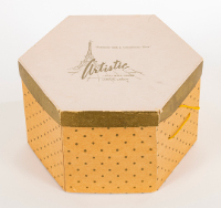 "Artistic Ladies Wear" Hexagonal Hatbox