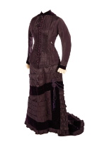 Purple Mourning Dress (2 Pieces)