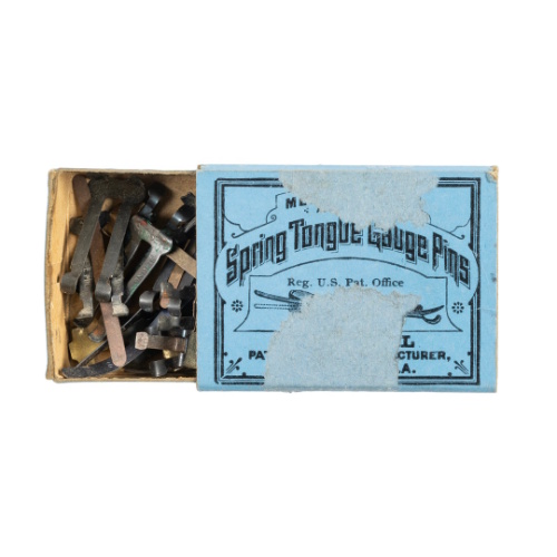 Spring Tongue Gauge Pins, 1920s