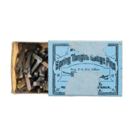 Spring Tongue Gauge Pins, 1920s