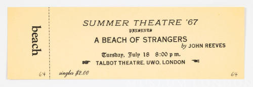 Summer Theatre '67: A Beach of Strangers