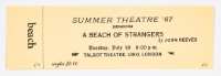 Summer Theatre '67: A Beach of Strangers