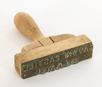 Soap Stamp, "Savon Castile - Blanc"