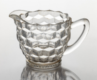 Pressed Glass Cream Pitcher