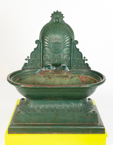 Painted Green Horse Trough