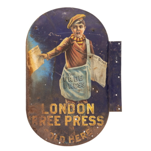 London Free Press Sign