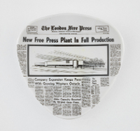 "London Free Press" Souvenir Ashtray