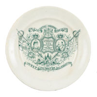 Ceramic Plate - June 1902 Coronation