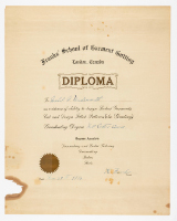 Frank's School of Garment Cutting Diploma, 1914