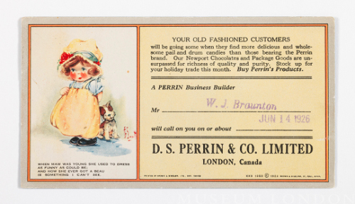 D. S. Perrin Company Blotter