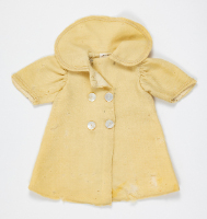 Yellow Collared Doll's Coat