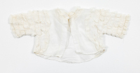 White Doll Blouse with Lace Sleeves