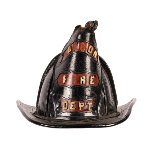 Leather Firefighter's Helmet