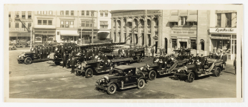 London Fire Department in Market Square