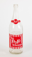 Longneck Pop Shoppe Bottle with Red and White Label