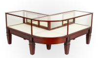 Curved Display Cabinet