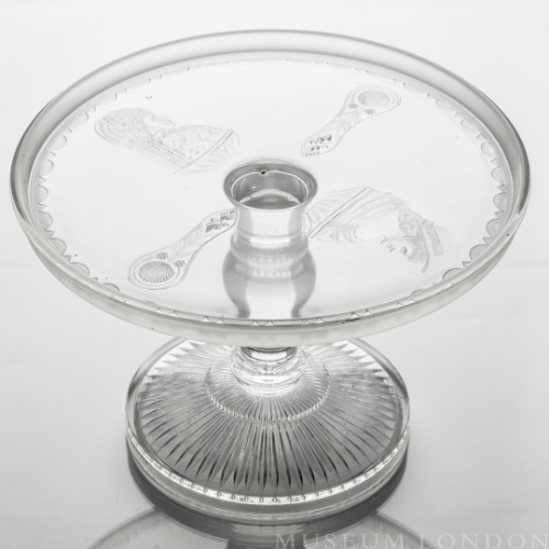 Cake Plate, Opera Pattern (Annie Pixley, Maud Granger)