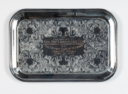 Ceremonial Plate - Rotary Club