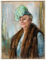Pastel Drawing of Mrs. Lawson