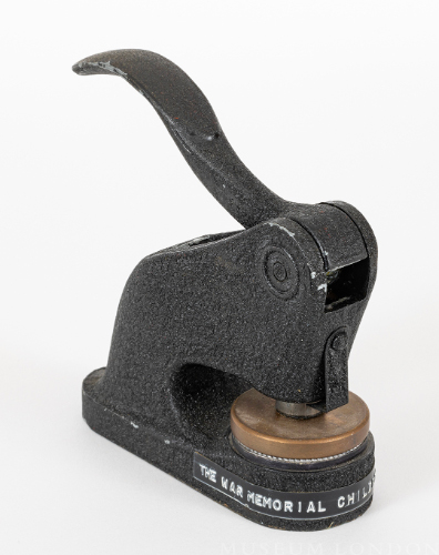 The War Memorial Children's Hospital Embossing Press