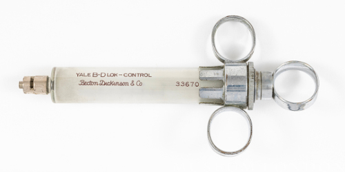 Yale B-D Lok Control Syringe