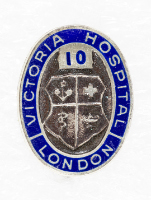 Victoria Hospital London Insignia Pin - "10"