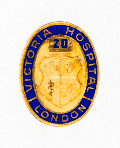 Victoria Hospital London Insignia Pin - "20"