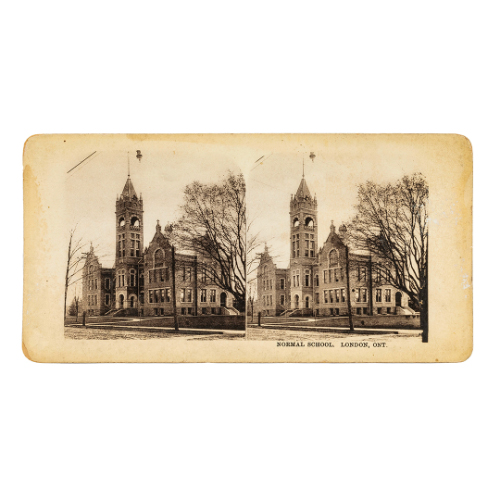 "Normal School London, ONT." Stereograph (3)
