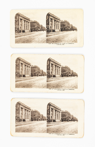 "View on Richmond Street (Bank of Commerce)" Stereograph (3)