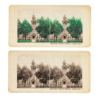 "Main Building, Victoria Hospital, London ONT" (4 - 2 Colour, 2 Greyscale)