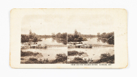 "View on the Thames River, London ONT" Stereograph