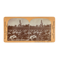 "Unveiling the Queen's Monument, Ottawa" Stereograph