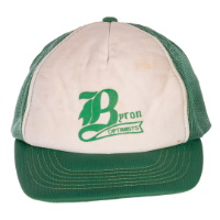 Byron Optimist’s Green and White Baseball Cap