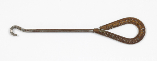 Metal Boot Hook, J.P. Cook