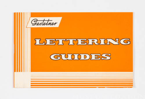 Package of Gestetner Lettering Guides